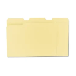 Universal Top Tab File Folders, 1 Tab, Letter Size, Manila, 100/Box (UNV12113) New
