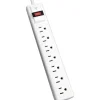 Surge Protectors & Power Strips<V7 7-Outlet Surge Protector, 12 ft cord, 1050 Joules, White