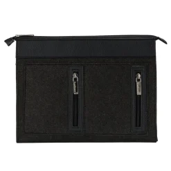 Vangoddy 2 Pack Slim Light weight Sleeve Case for 10 - 12 Inch Tablet and Laptop, Black and Brown (PT_000001154)