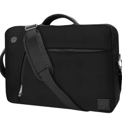 Vangoddy Laptop Messenger, Black Nylon (LAPLEA033)