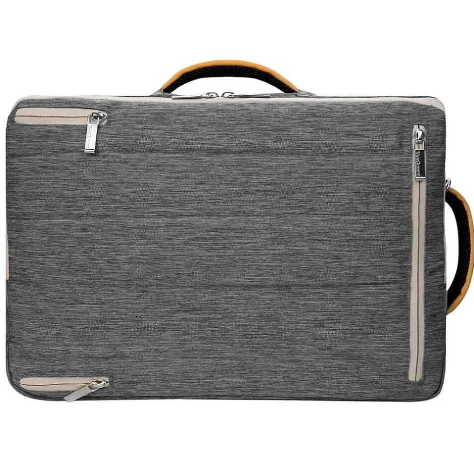 Vangoddy Laptop Messenger, Gray Nylon (LAPLEA022)