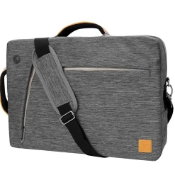 Vangoddy Laptop Messenger, Gray Nylon (LAPLEA022)