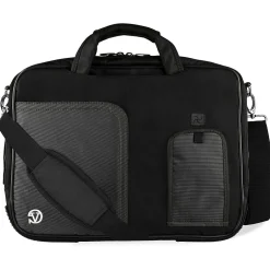 Vangoddy Nylon Casual Messenger Bag, Black (PT_NBKLEA782_17)