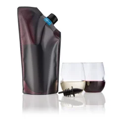 Water Bottles<Vapur After Hours Wandervino Portable Wine Kit, 750 ml., Maroon (10256)