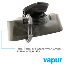 Water Bottles<Vapur Anti-Bottle Collapsible Wide Mouth Water Bottle, 34 oz., Graphite Gray (30175)