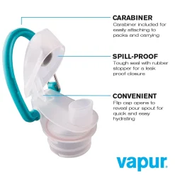Water Bottles<Vapur Anti-Bottle Collapsible Wide Mouth Water Bottle, 23 oz., Malibu Teal (10277)
