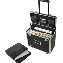 Vaultz Metal Mobile Business Case, Legal, Black (VZ00636) Clearance