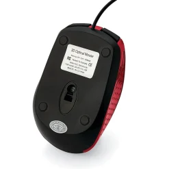 Verbatim 99742 Corded Notebook Optical Wireless Laser Mouse, Red* Ergonomic Mice