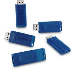 Verbatim 8GB USB 2.0 Type A Flash Drive, Blue (99121)* Usb Flash Drives