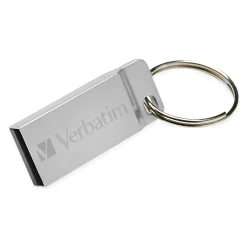 Verbatim Metal Executive 32GB USB 2.0 Type A Flash Drive, Silver (98749)* Usb Flash Drives