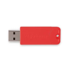 Verbatim PinStripe 128GB USB 3.2 Type-A Flash Drive, Red/Green/Blue, 3/Pack (70390)* Usb Flash Drives