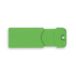 Verbatim PinStripe 128GB USB 3.2 Type-A Flash Drive, Red/Green/Blue, 3/Pack (70390)* Usb Flash Drives