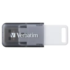 Verbatim SeaGlass 128GB USB 3.2 Type A Flash Drive, Gray (70909)* Usb Flash Drives