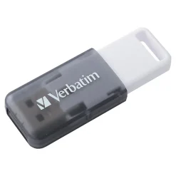 Verbatim SeaGlass 64GB USB 3.2 Type A Flash Drive, Gray (71273)* Usb Flash Drives