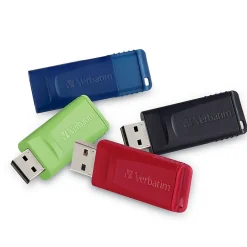 Verbatim Store 'n' Go 16GB USB 2.0 Type A Flash Drive, Assorted Colors (99123)* Usb Flash Drives