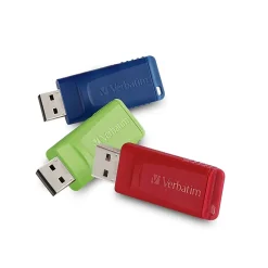Verbatim Store 'n' Go 32GB USB 2.0 Type A Flash Drive, Multicolor (99811)* Usb Flash Drives