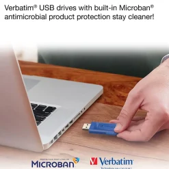 Verbatim Store 'n' Go 64GB USB Flash Drive, Blue (98658)* Usb Flash Drives