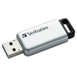 Verbatim Store 'n' Go Pro 32GB USB 3.0 Type A Flash Drive, Silver/Black (98665)* Usb Flash Drives