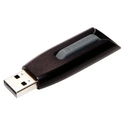 Verbatim Store 'n' Go V3 256GB USB 3.0 Type A Flash Drive, Black (49168)* Usb Flash Drives