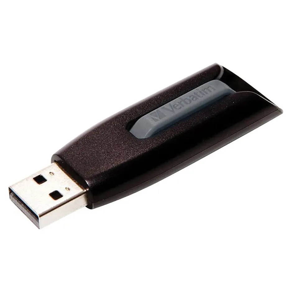 Verbatim Store 'n' Go V3 256GB USB 3.0 Type A Flash Drive, Black (49168)* Usb Flash Drives