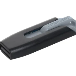 Verbatim Superspeed 16GB USB 3.0 Type A Flash Drive, Black and Gray (49172)* Usb Flash Drives