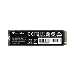 Verbatim Vi5000 PCIe NVMe M.2 1TB M.2 PCI Express Internal Solid State Drive (31826)* Solid State Drives
