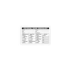 Medical Arts Press Veterinary Examination Medical Labels, Physical Exam Checklist, White, 2.5 x 4 inch, 100 Labels Online