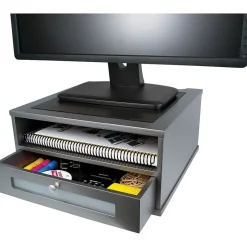 Victor Technology Wood Monitor Riser, (S1175)* Monitor Mounts & Stands
