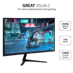 ViewSonic 27" Curved 165 Hz LCD Gaming Monitor, Black (VX2718-2KPC-MHD)* Gaming Monitors