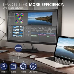 ViewSonic 24" 75 Hz LCD Monitor, Black (VX2485-MHU)* Flat Monitors