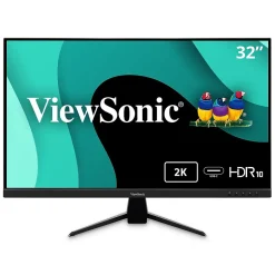 ViewSonic 32" 75Hz LCD Monitor, Black (VX3267U-2K)* Flat Monitors