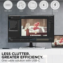 ViewSonic 32" 75Hz LCD Monitor, Black (VX3267U-2K)* Flat Monitors