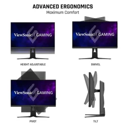 ViewSonic 27'' 240Hz LED Gaming Monitor, Black (XG2736-2K)* Gaming Monitors