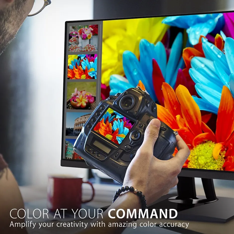 ViewSonic ColorPro 27" 4K Ultra HD 60Hz LED Monitor, Black (VP2756-4K)* Flat Monitors