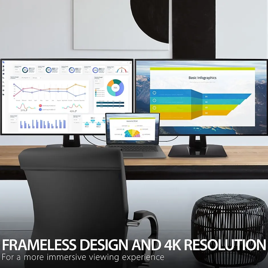 ViewSonic ColorPro 32" 4K Ultra HD 60 Hz LED Monitor, Black (VP3268A-4K)* Flat Monitors