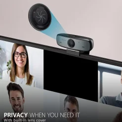 ViewSonic 1080p USB Camera with Stereo Microphone Zoom, Gray (VB-CAM-002)* Webcams