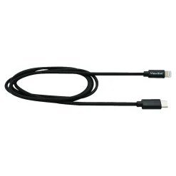 Usb Cables<VisionTek 3.3' USB C to Lightning Cable, Black (901267)