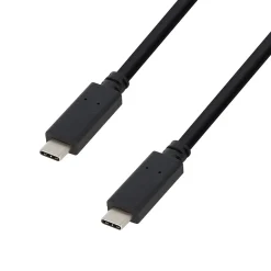 Usb Cables<VisionTek 3.28' USB Type-C Cable, Male to Male, Black (901439)