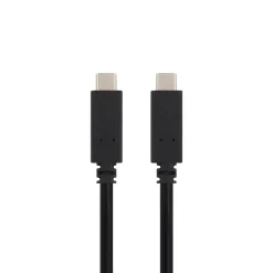 Usb Cables<VisionTek 3.28' USB Type-C Cable, Male to Male, Black (901439)