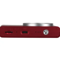 Cameras & Camcorders<Vivitar Point Shoot Digital Camera, Red (VECXX75-RED-T35-6)