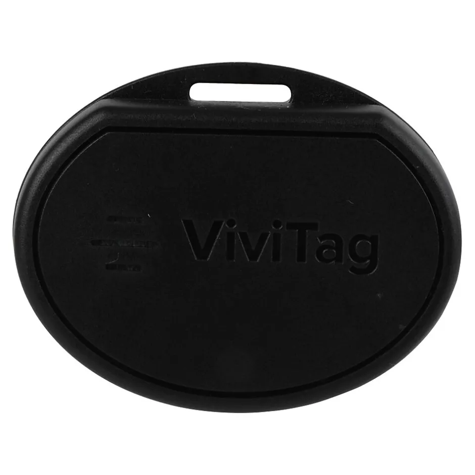 Vivitar ViviTag Bluetooth Tracker, Black, 2/Pack (V90027PK2-BLK-STK-24)