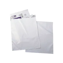 Staples 12"W x 15.5"L Peel & Seal Poly Mailers, White, 100/Box (QUA46199)* Poly Mailers