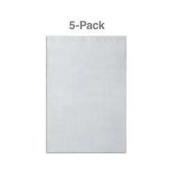 Staples 12"W x 15.5"L Self Seal Poly Mailer, 5/Pack (56549)* Poly Mailers
