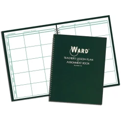 Weekly Lesson Planner, 8.5" x 11", 3/Bundle (WAR16-3) Grade Books