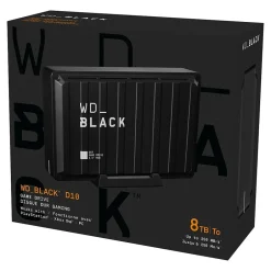 Western Digital WD Black D10 8TB External USB 3.2 Hard Drive, Black (WDBA3P0080HBK-NESN)* External Hard Drives