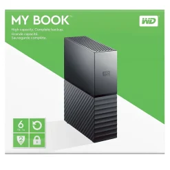 Western Digital WD MY BOOK 6TB USB 3.0 External Hard Drive, Black (WDBBGB0060HBK)* External Hard Drives