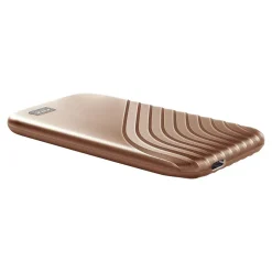 WD My Passport 1TB USB 3.2 External Solid-State Drive, Gold (BAGF0010BGD-WESN)* Solid State Drives