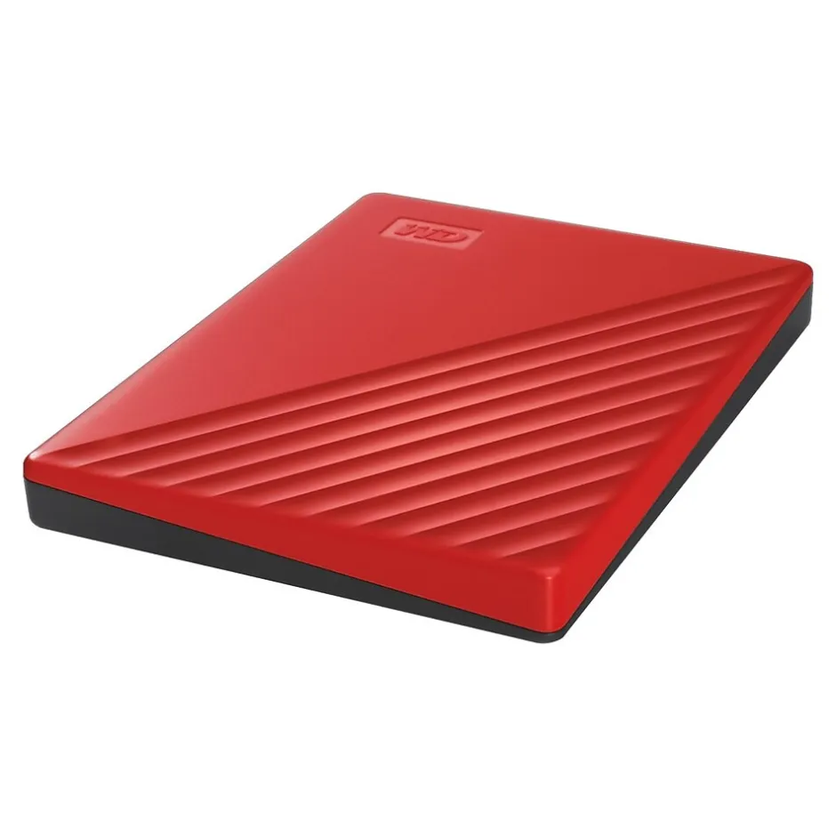 WD My Passport 2TB USB 3.2 Gen 1 External Hard Drive, Red (BYVG0020BRD-WESN)* External Hard Drives
