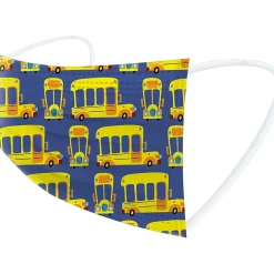 Masks<WeCare Disposable Face Masks, Kids, Assorted Back to School Designs, 50/Pack (WMN100125)