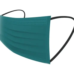 Masks<WeCare Disposable Face Masks, One Size, Assorted Ocean Tones, 50/Pack (WMN100133)